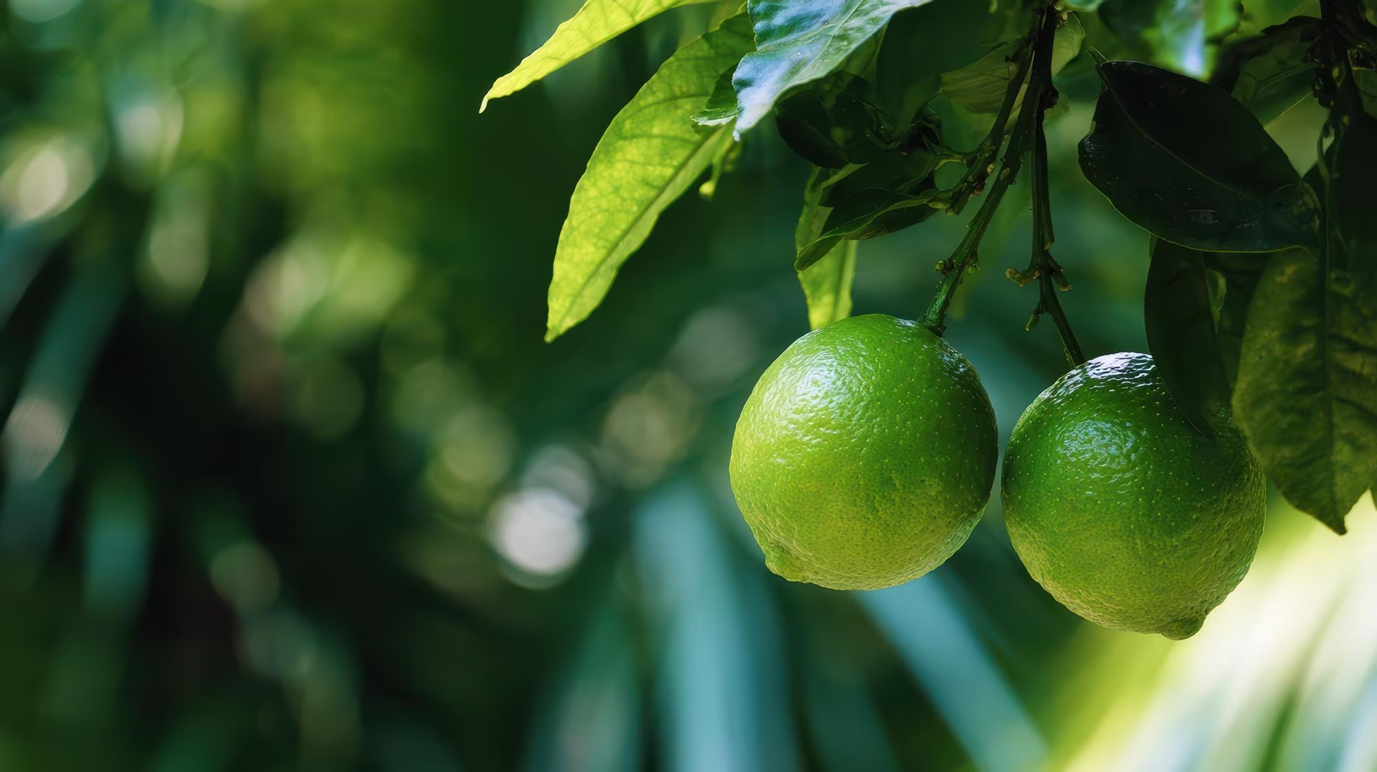 imgi 10 fresh green limes hanging on tree branch 84443 83745